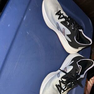 New Balance Athletic Shoes - Black and White